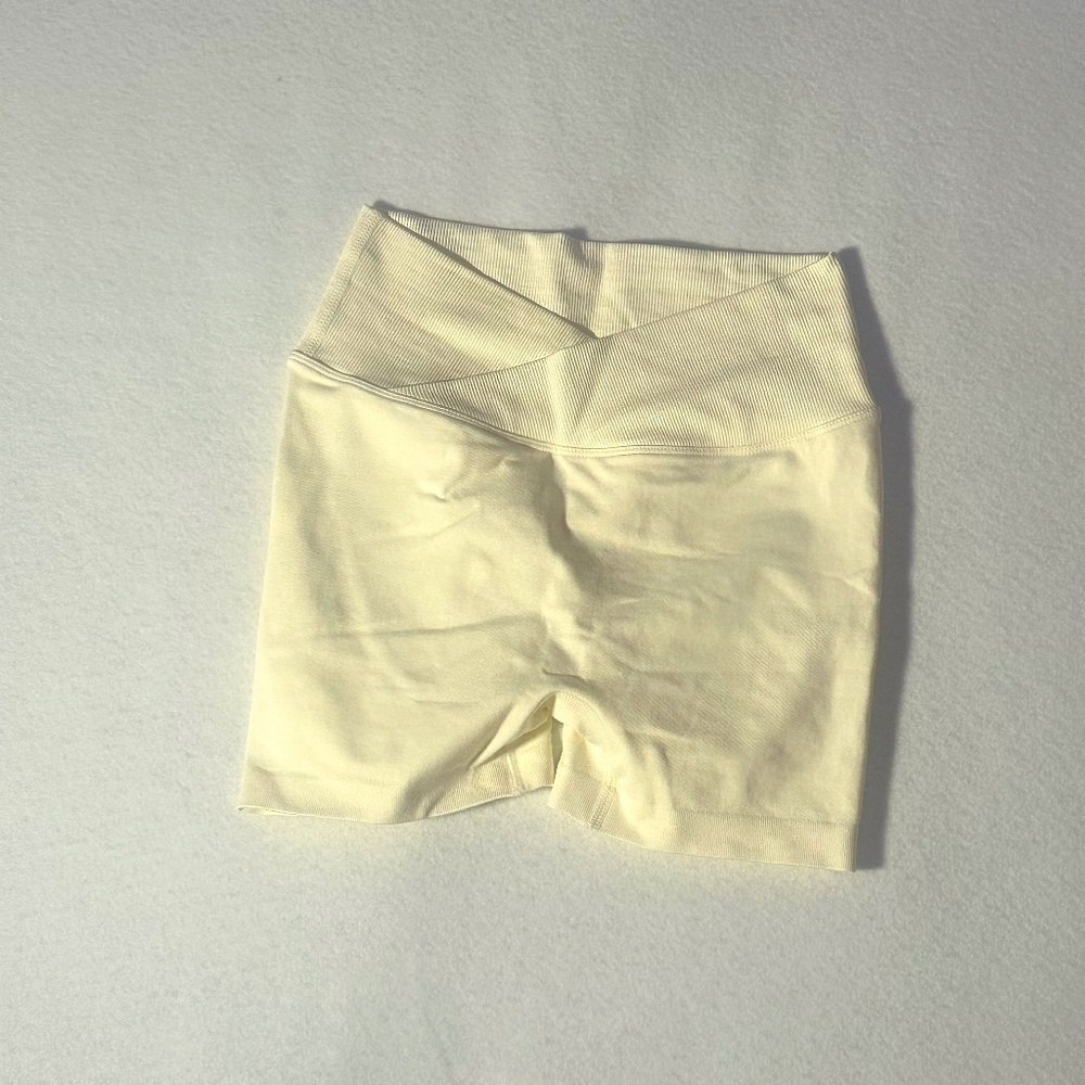 Beige Small Vertvie Gym Shorts